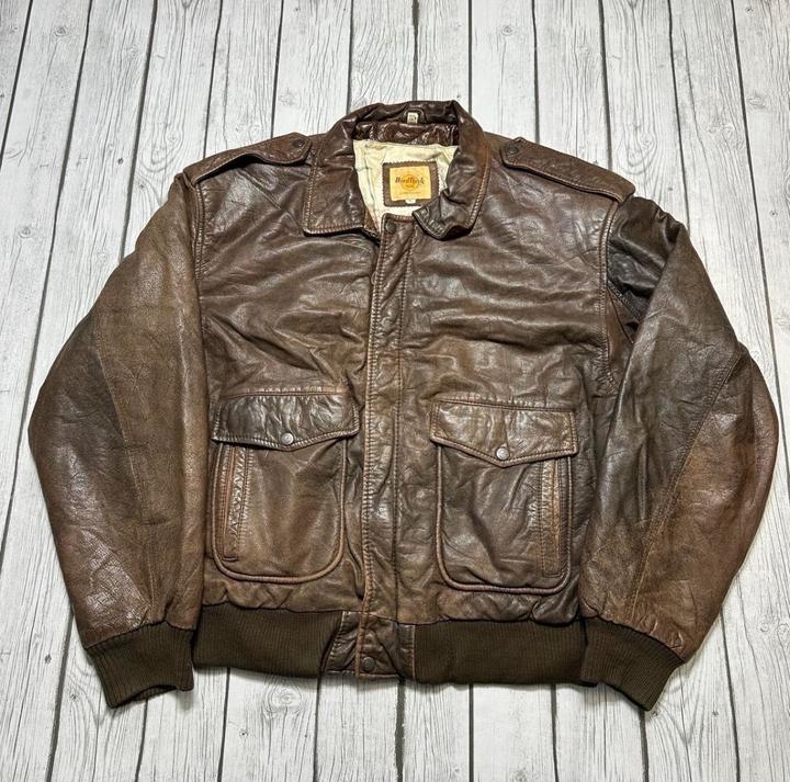 Винтажная кожаная куртка Hard Rock Cafe New York