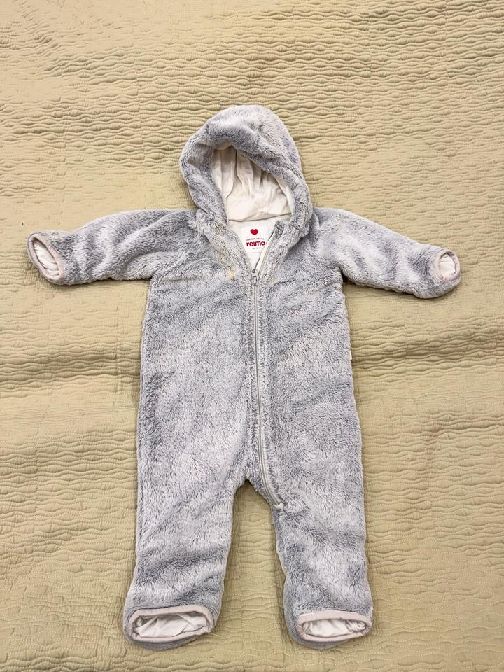 Reima флисовый комбинезон (серый)