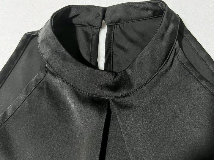 Новый топ атласный сатиновый блуза р 44 - 46 вечерний офисный нарядный