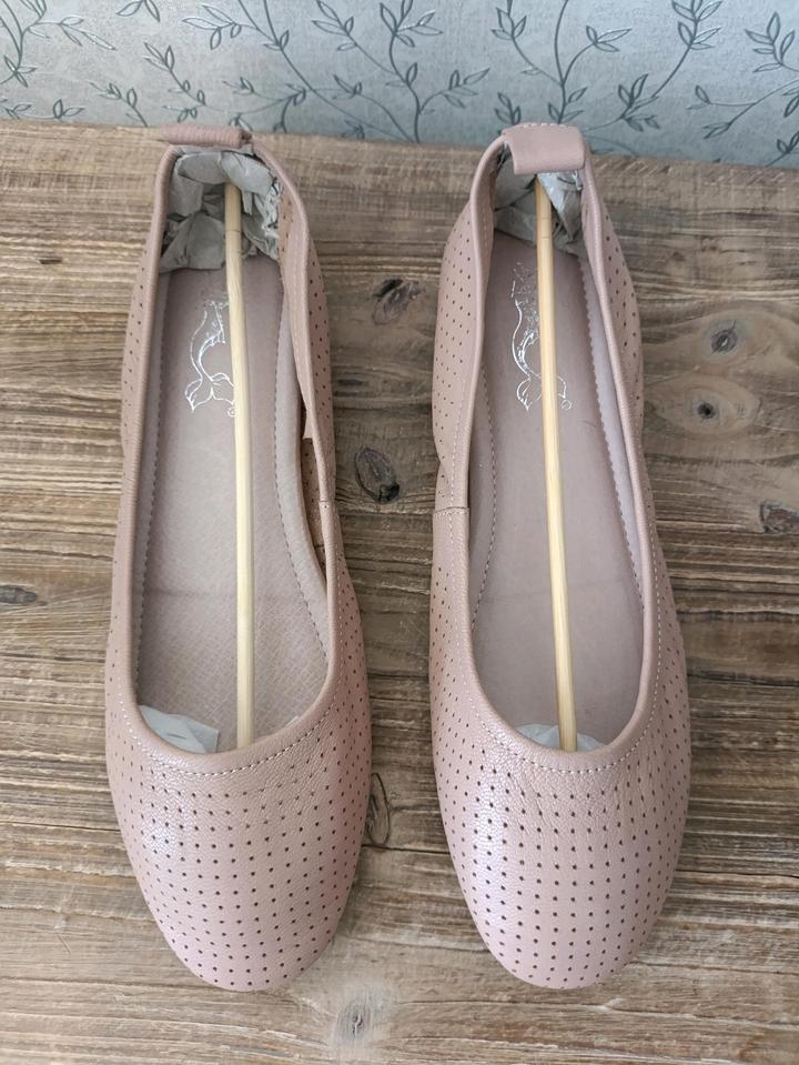 Балетки Испания, натуральная лайковая кожа 38- 38,5 см