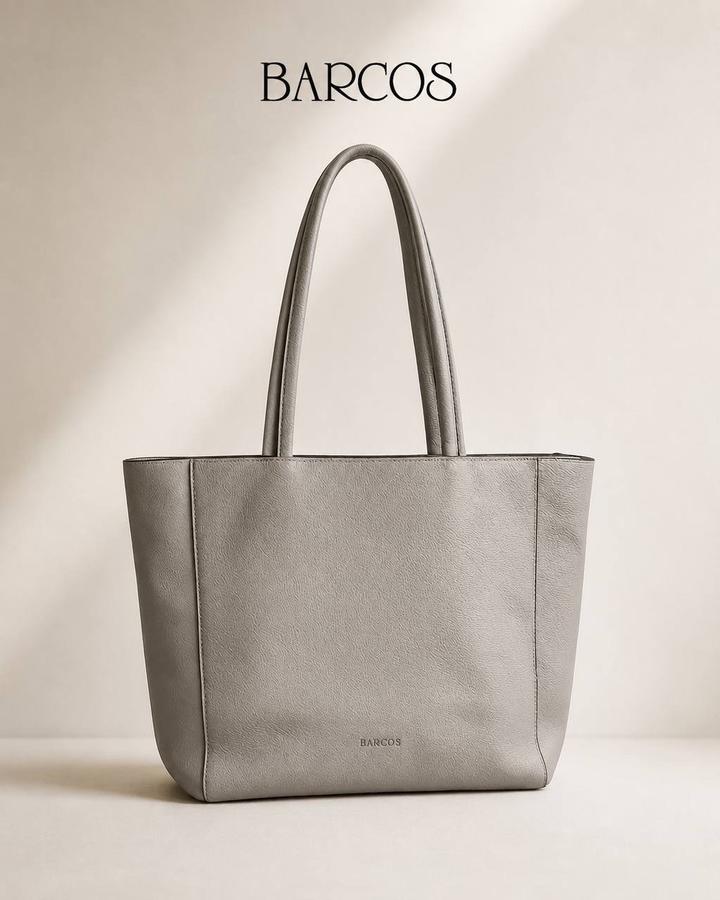 Barcos shrink leather tote bag