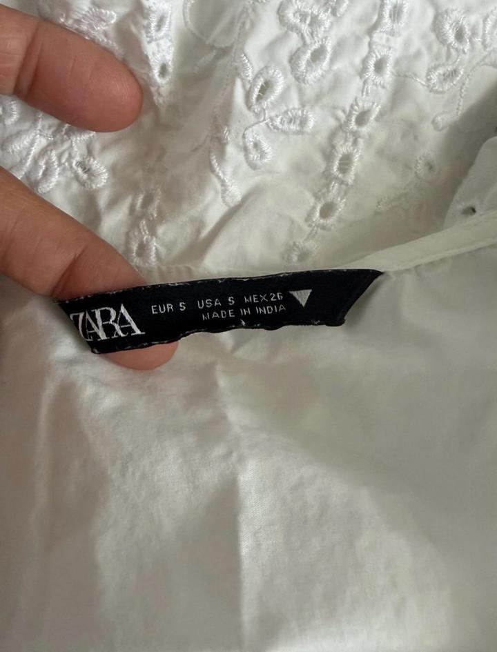 Белое платье Zara