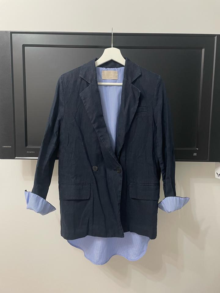 Льняной Блейзер