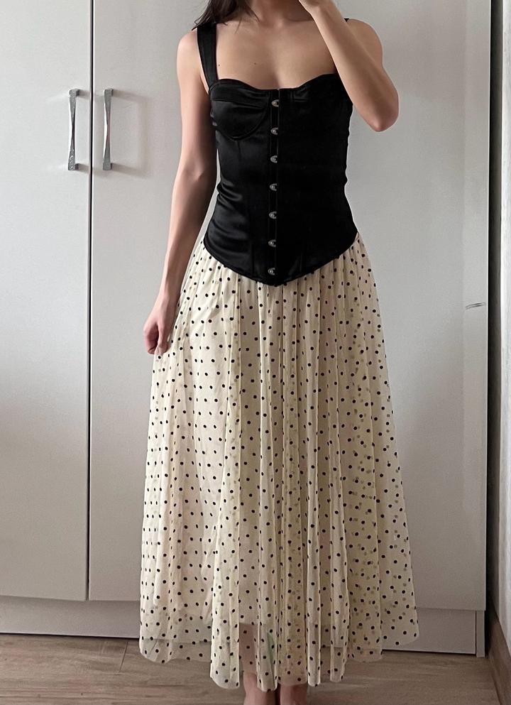 Юбка в горошек