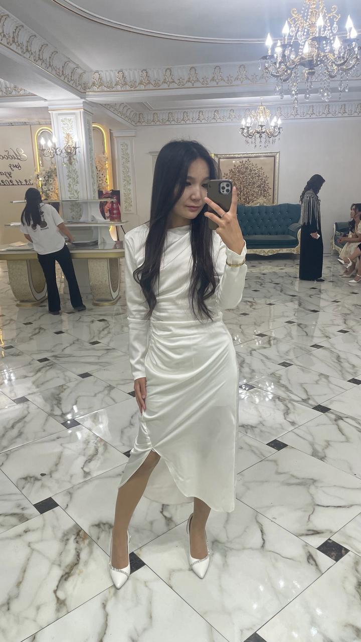 белое платье