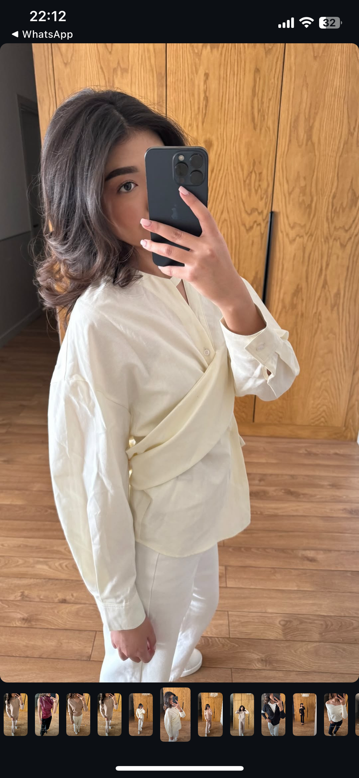 рубашка нежно желтого цвета