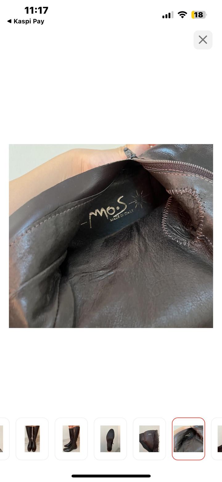 Чисто кожаные сапоги