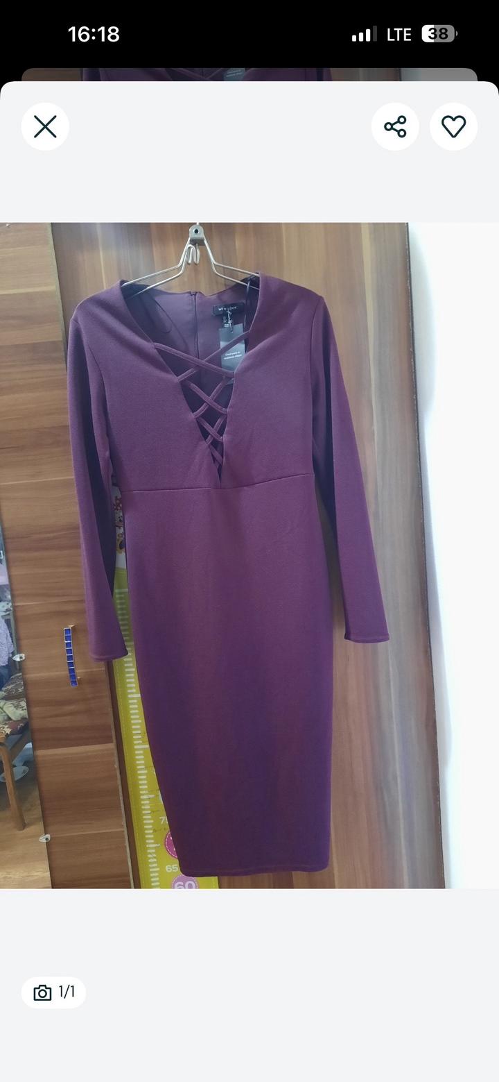 Платье бордовое(баклажан)