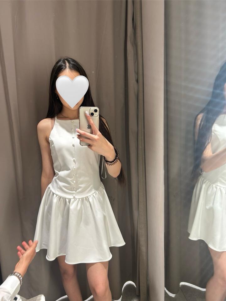 Белое платье от Zara