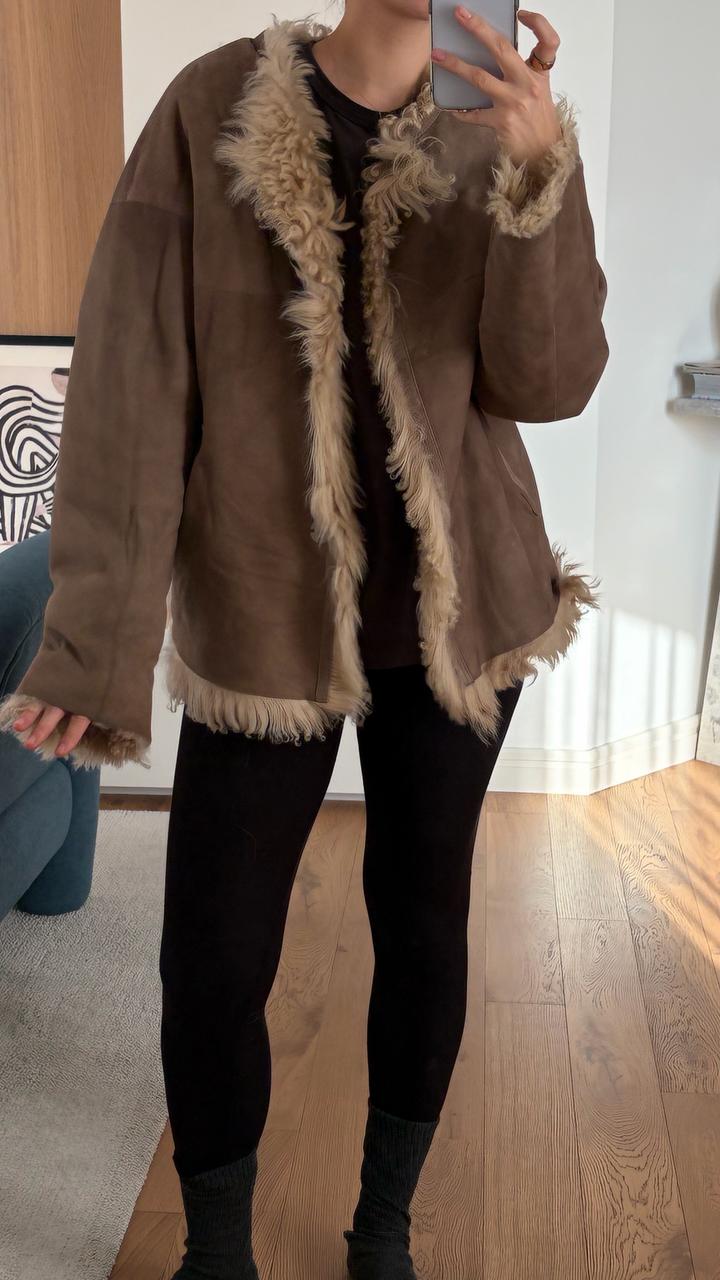 Шуба тиградо двусторонняя