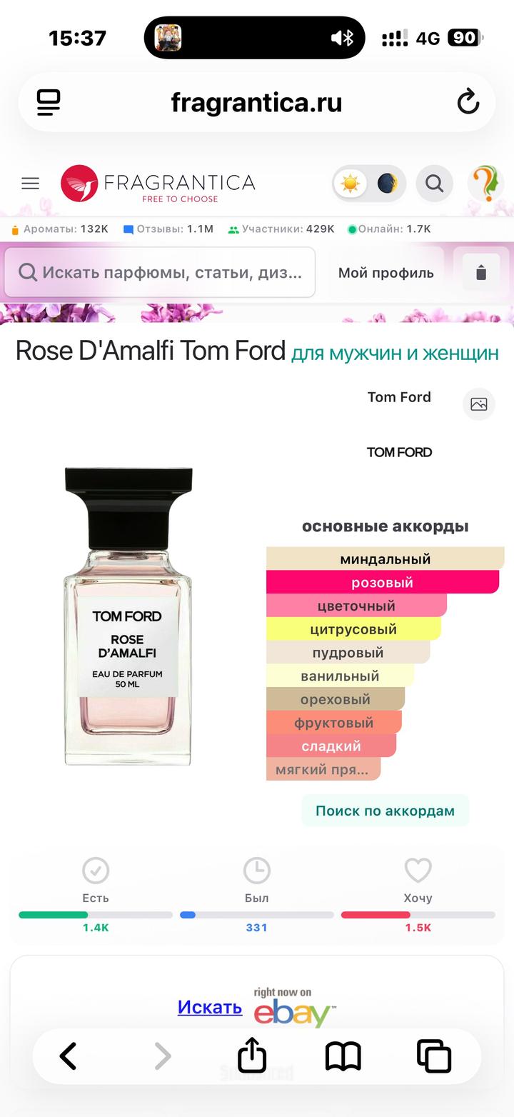 Tom Ford Rose d’Amalfi