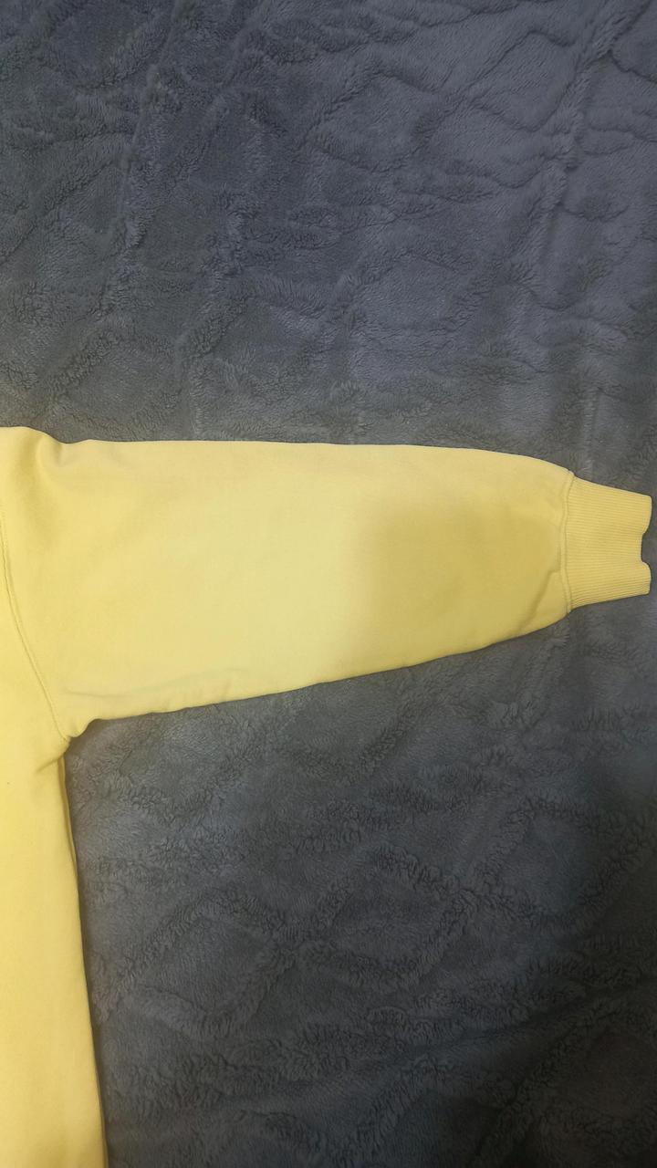 Жёлтое худи Zara | oversize