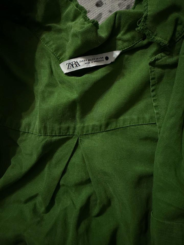 Зеленая рубашка Zara