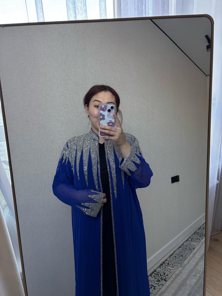 Абайка с натуральными камнями