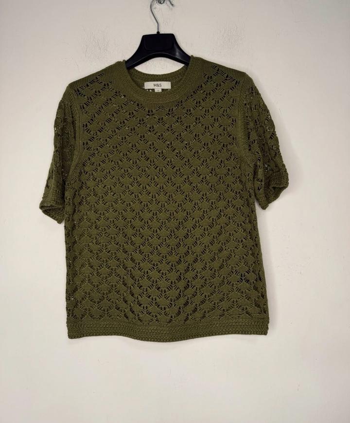 Ажурный топ