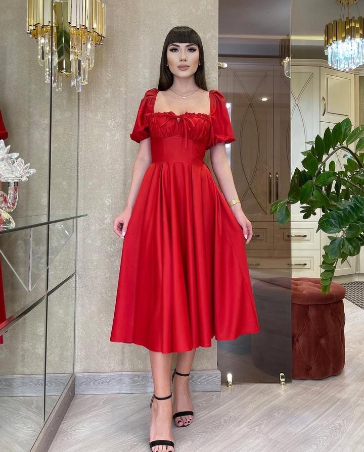 Платье Крестьянка Новое М