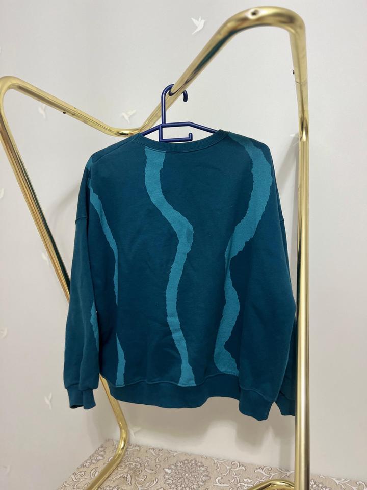 Синий свитшот Pull & Bear