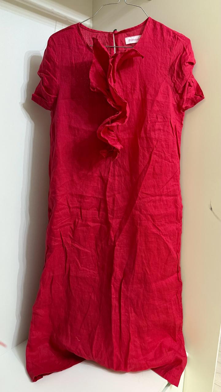 Платье из льна