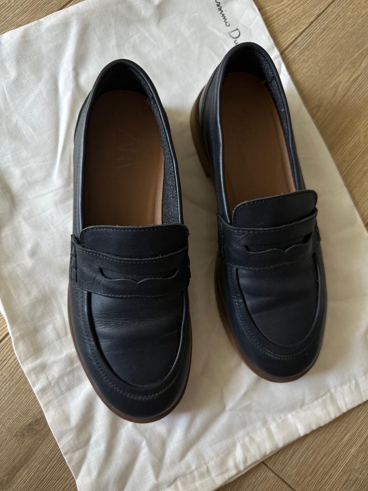 Zara туфли для мальчика. Натуральная кожа.