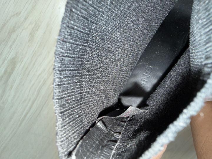 Ботильоны-чулки Mango