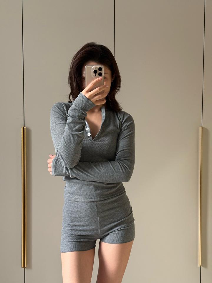 Пижама серая