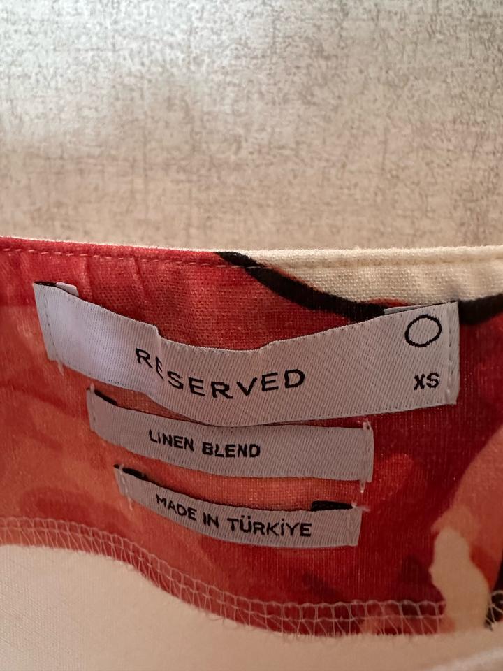 Юбка лён reserved xs новая