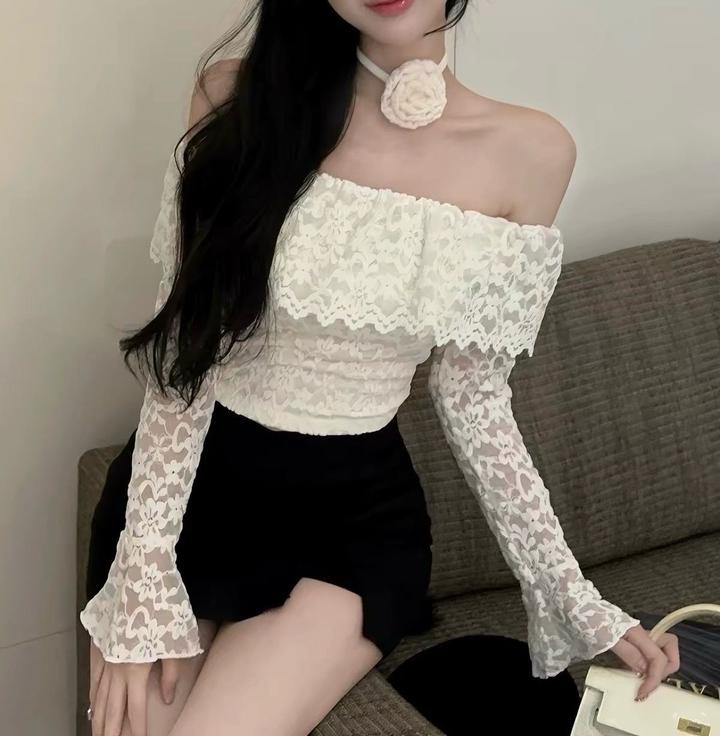 off shoulder кофточка