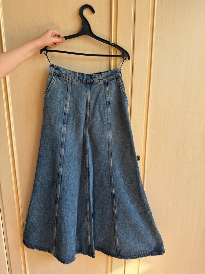 Джинсовая юбка макси Zara