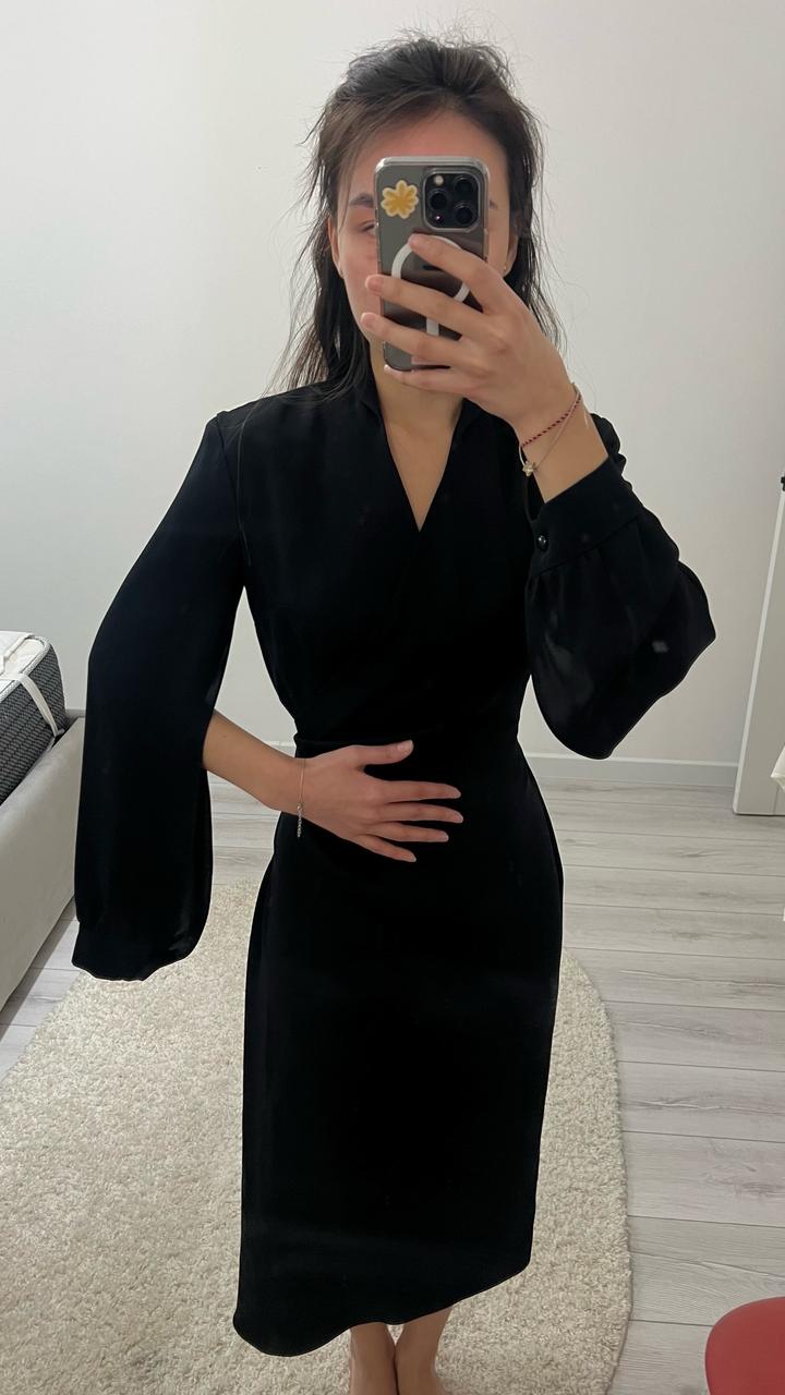 Черное платье-трансформер