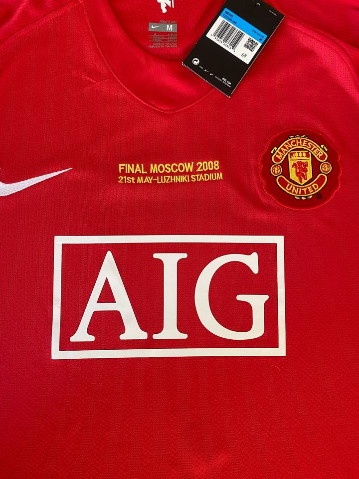 Manchester United CR7 футбольное джерси 07/08 Final Edition