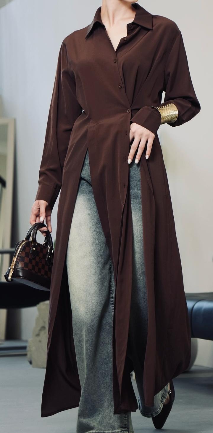 Коричневая рубашка