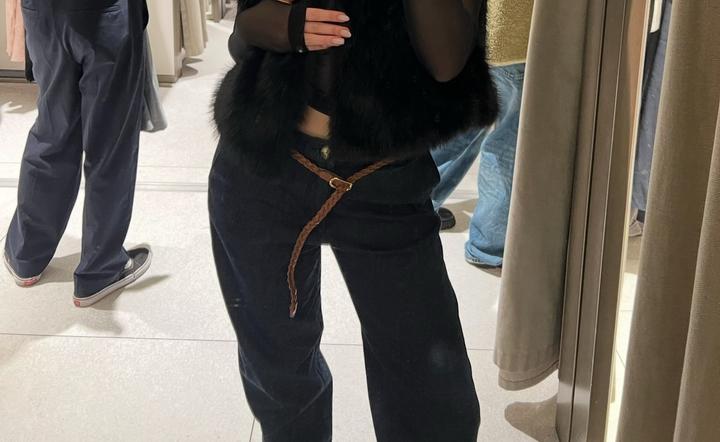 Джинсы с ремнем Zara