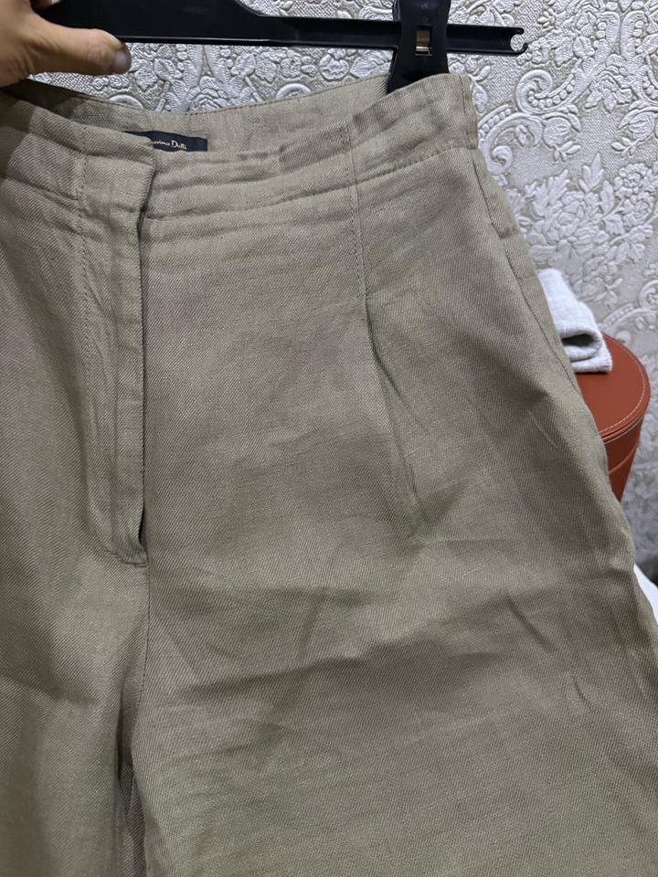 Брюки из льна от Massimo dutti