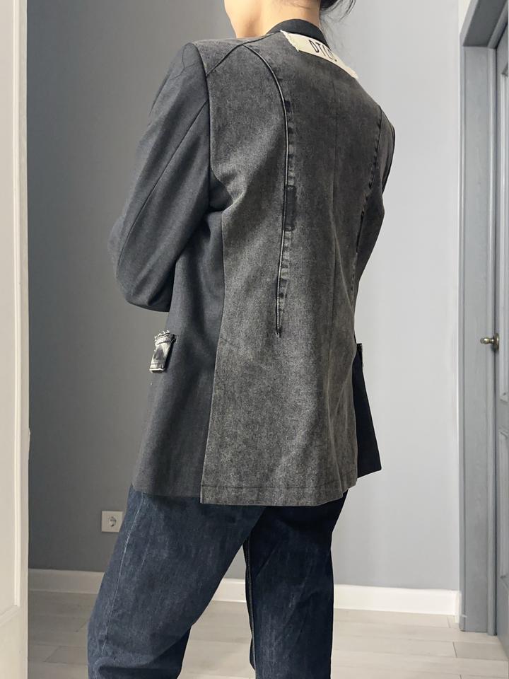 Кастомный апсайкл пиджак