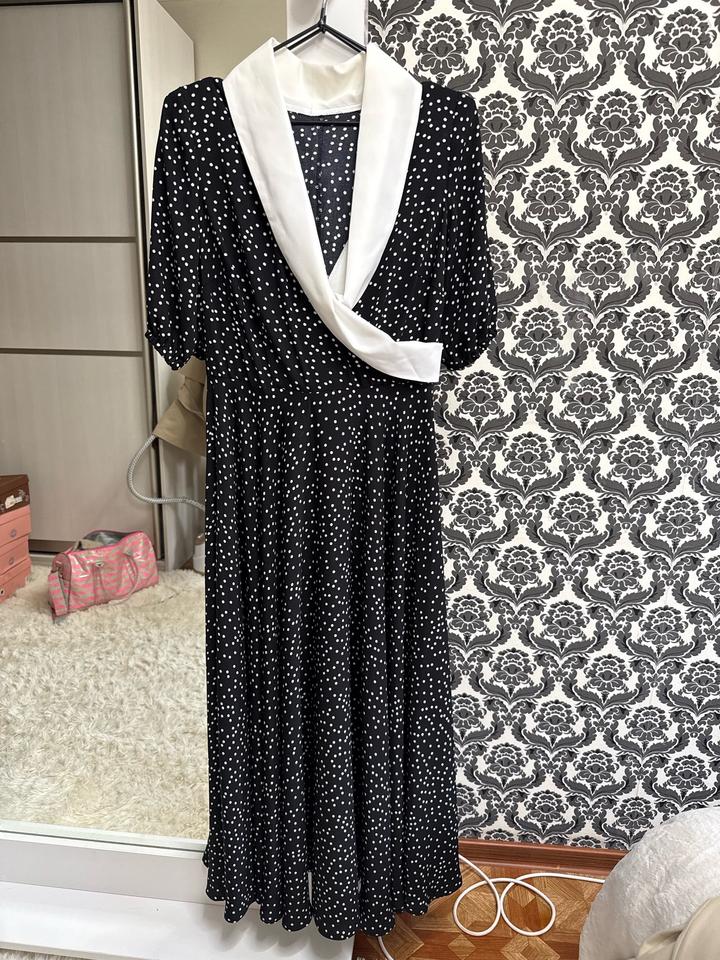 Платье в горошек