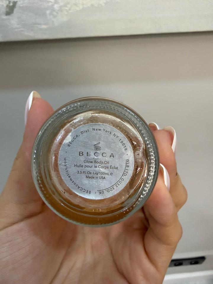 Масло для тела с шимером becca