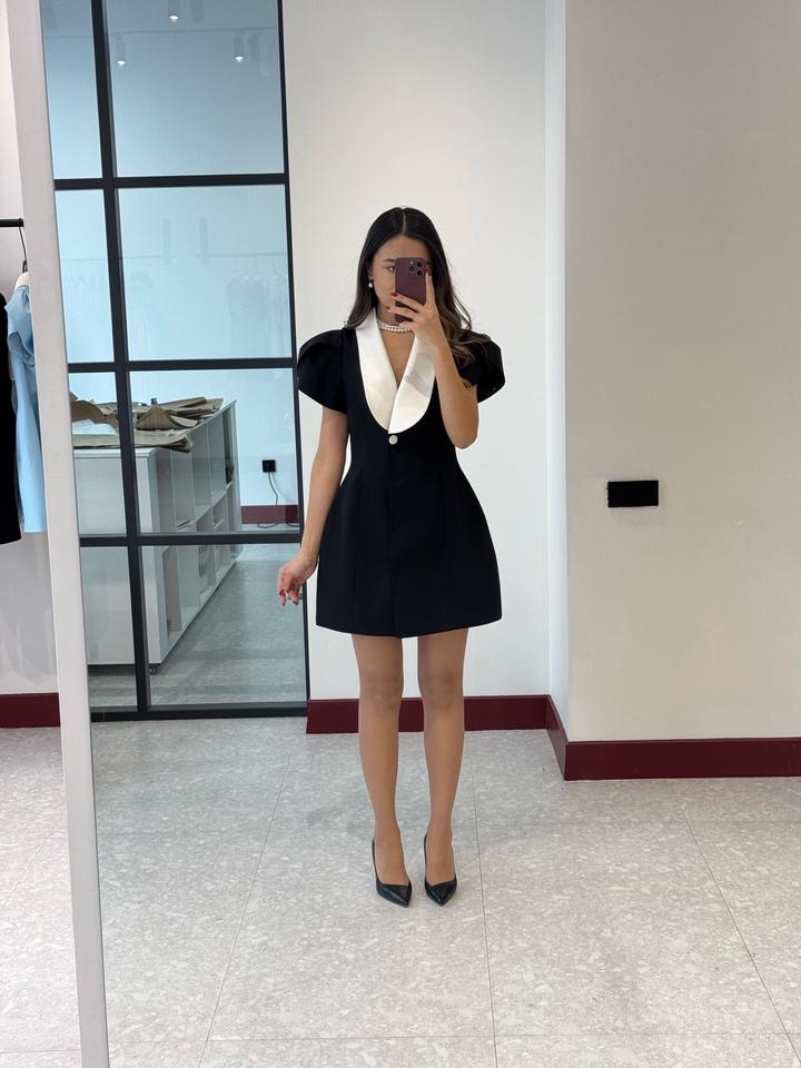 Черное платье пиджак