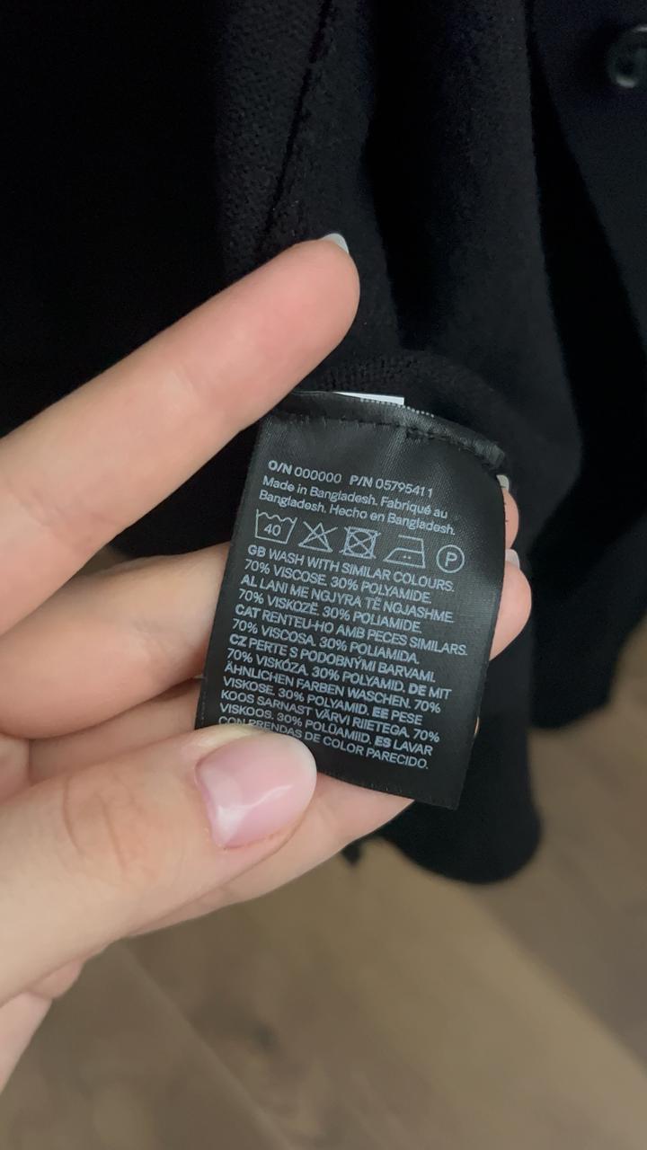 Черный кардиган H&M