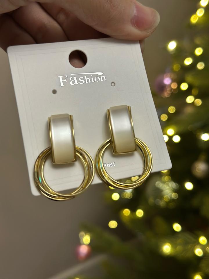 Винтажные серьги бижутерия