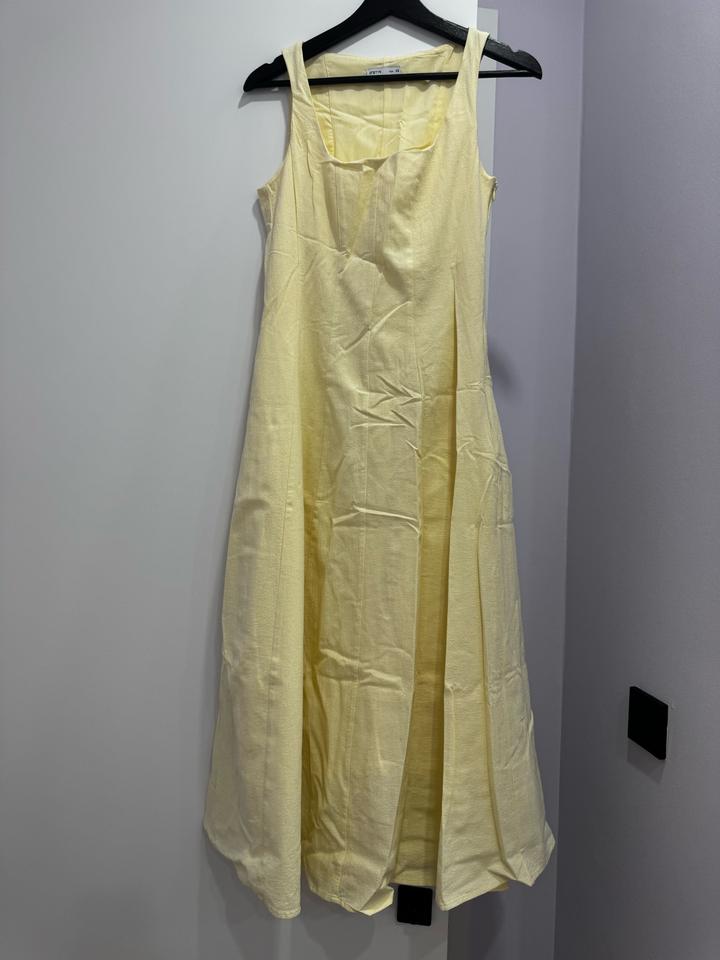 Платье желтое o’stin