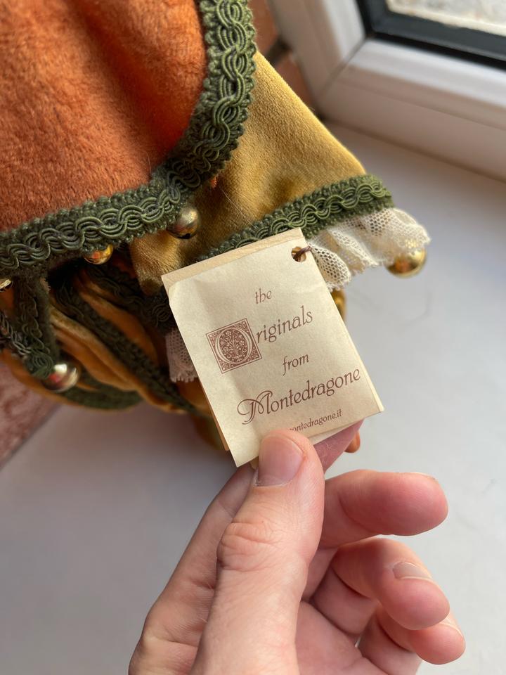 Коллекционная фарфоровая кукла-эльф Mirtillo (Montedragone, Италия)