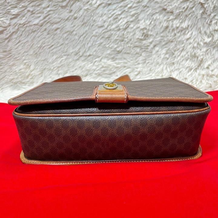 Винтажная Celine Macadam Flap Shoulder Bag
