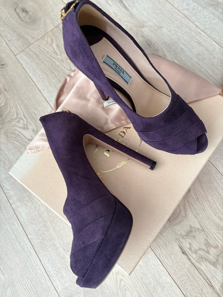 Туфли Prada Peep-Toe Platform Pumps