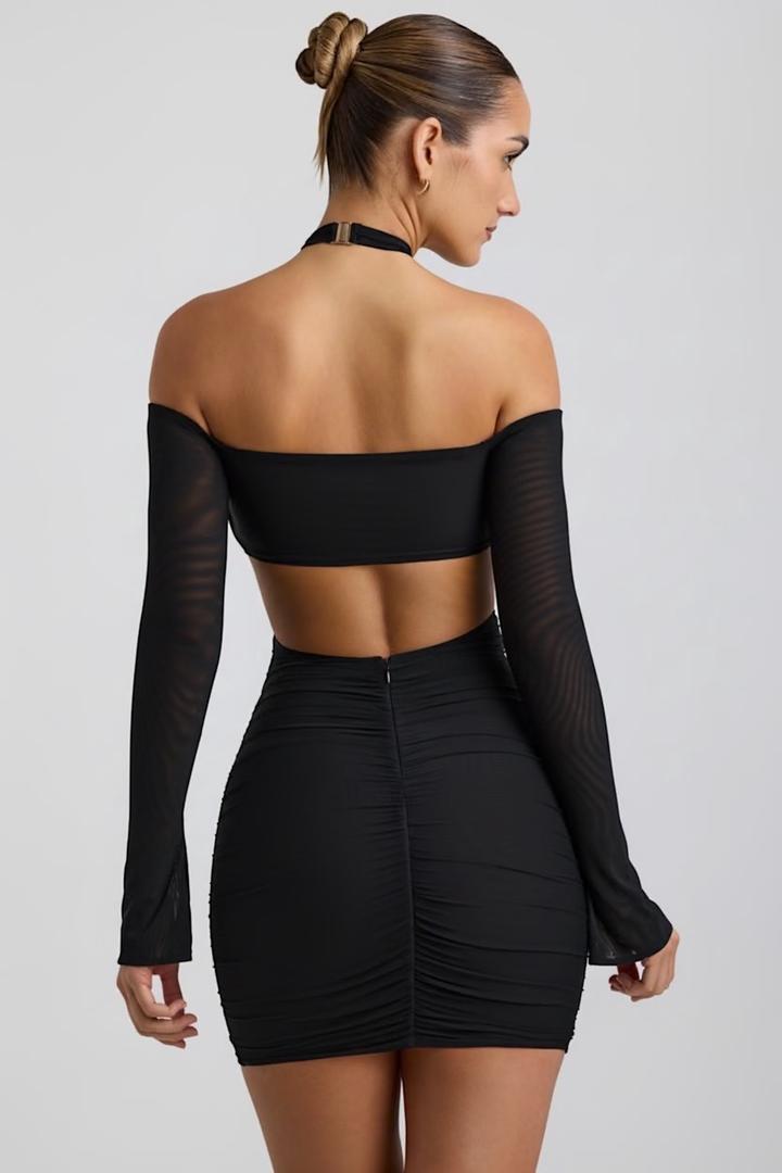 Платье черное мини от ohpolly 🇬🇧