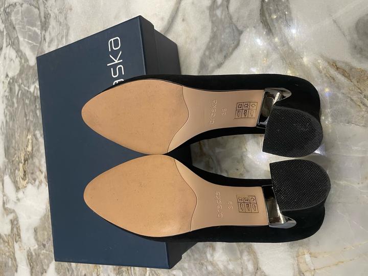 Туфли женские, замшевые