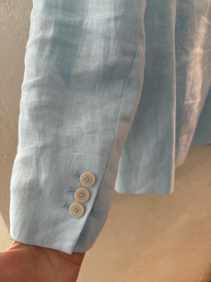 Льняной пиджак Mango