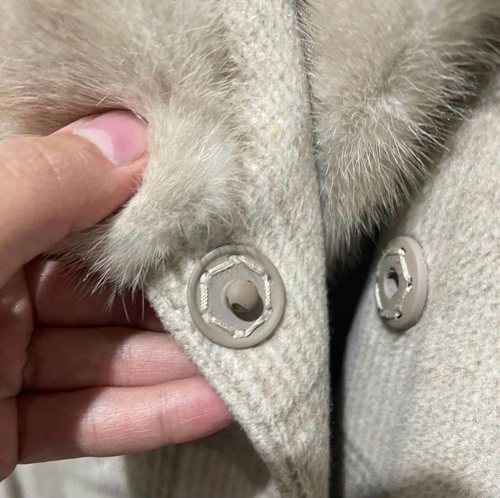 Пальто с норковыми ставками