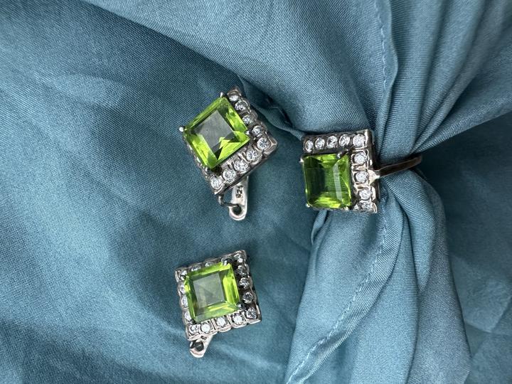 Серебряный набор винтажный