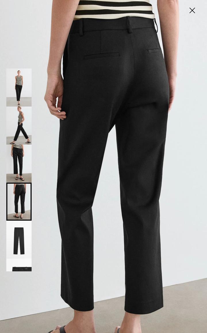 Брюки прямого кроя massimo dutti