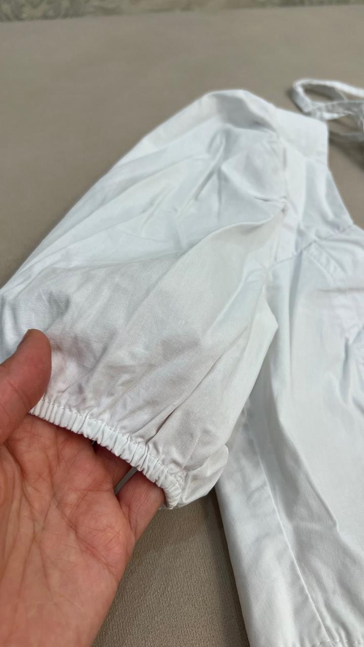 Блузка на завязках